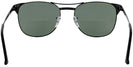 Square Black Ray-Ban 3429 Signet Bifocal Reading Sunglasses with Polarized View #4