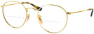 Round Gold Ray-Ban 3447V Bifocal View #1