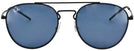 Aviator Black Rubber Ray-Ban 3589 Sunglasses View #2