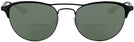 Round Black Ray-Ban 3596V Bifocal Reading Sunglasses View #2