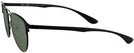 Round Black Ray-Ban 3596V Bifocal Reading Sunglasses View #3