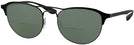 Round Black Ray-Ban 3596V Bifocal Reading Sunglasses View #1