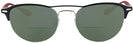 Round Silver Ray-Ban 3596V Bifocal Reading Sunglasses View #2