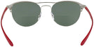Round Silver Ray-Ban 3596V Bifocal Reading Sunglasses View #4