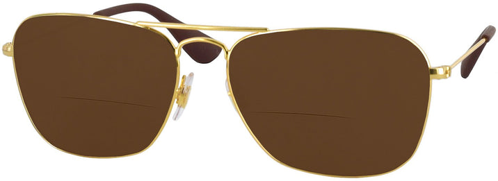 Aviator  Ray-Ban 3610V Bifocal Reading Sunglasses View #1