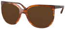 Round Stripped Red Havana Ray-Ban 4126 Progressive No Line Reading Sunglasses View #1