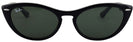Cat Eye Black Ray-Ban 4314N Nina Sunglasses View #2
