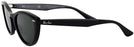 Cat Eye Black Ray-Ban 4314N Nina Sunglasses View #3