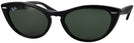 Cat Eye Black Ray-Ban 4314N Nina Sunglasses View #1