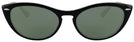Cat Eye Black Ray-Ban 4314N Nina Progressive No Line Reading Sunglasses View #2