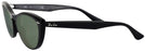 Cat Eye Black Ray-Ban 4314N Nina Progressive No Line Reading Sunglasses View #3