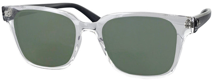 Square Transparent Ray-Ban 4323V Progressive No Line Reading Sunglasses View #1