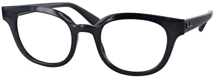 Square Black Ray-Ban 4324V Computer Style Progressive View #1