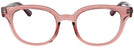 Square Transparent Light Red Ray-Ban 4324V Computer Style Progressive View #2