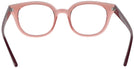 Square Transparent Light Red Ray-Ban 4324V Computer Style Progressive View #4