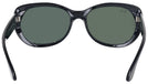 Oval Black Ray-Ban 4325 Sunglasses View #4