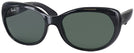 Oval Black Ray-Ban 4325 Sunglasses View #1