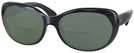 Oval Black Ray-Ban 4325 Bifocal Reading Sunglasses View #1