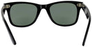 Wayfarer Shiny Black Ray-Ban 4340V Progressive No Line Reading Sunglasses View #4