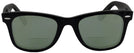 Wayfarer Shiny Black Ray-Ban 4340V Bifocal Reading Sunglasses View #2