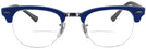 ClubMaster Blue Ray-Ban 4354V Bifocal View #2