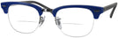 ClubMaster Blue Ray-Ban 4354V Bifocal View #1