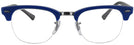 ClubMaster Blue Ray-Ban 4354V Computer Style Progressive View #2