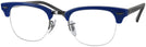 ClubMaster Blue Ray-Ban 4354V Computer Style Progressive View #1