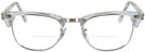 ClubMaster Crystal Clear Ray-Ban 5154 Bifocal View #2