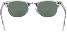 ClubMaster Crystal Clear Ray-Ban 5154 Bifocal Reading Sunglasses View #4