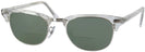 ClubMaster Crystal Clear Ray-Ban 5154 Bifocal Reading Sunglasses View #1