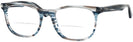 Square Stripped Blue/Grey Ray-Ban 5369 Bifocal View #1