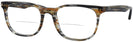 Square Stripped Brown Grey Ray-Ban 5369 Bifocal View #1