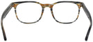 Square Stripped Brown Grey Ray-Ban 5369 Progressive No-Lines View #4