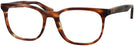 Square Havana Red Brown Ray-Ban 5369L Single Vision Full Frame View #1