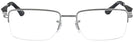 Rectangle Gunmetal Ray-Ban 6285 Single Vision Full Frame View #2