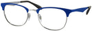Square Matte Blue/gunmetal Ray-Ban 6346 Computer Style Progressive View #1