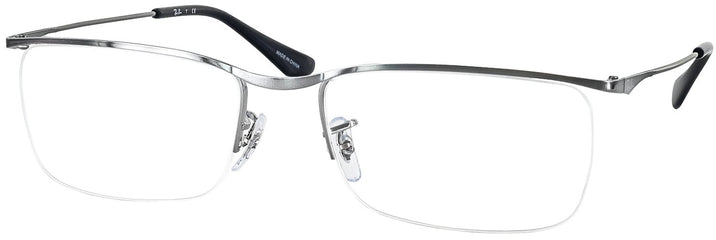 Rectangle Gunmetal Ray-Ban 6370 Computer Style Progressive View #1