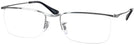 Rectangle Gunmetal Ray-Ban 6370 Single Vision Full Frame View #1