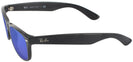 Wayfarer Black Ray-Ban 2132L Classic Progressive No Line Reading Sunglasses - Polarized with Mirror View #3