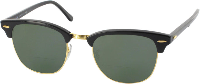 ClubMaster Ebony Arista Ray-Ban 3016L Bifocal Reading Sunglasses View #1