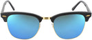 ClubMaster Ebony Arista Ray-Ban 3016L Progressive No Line Reading Sunglasses - Polarized with Mirror View #2