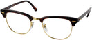 ClubMaster Mock Tort / Arista Ray-Ban 3016 Computer Style Progressive View #1