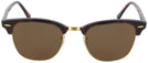 ClubMaster Mock Tort / Arista Ray-Ban 3016 Progressive No Line Reading Sunglasses View #2