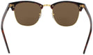 ClubMaster Mock Tort / Arista Ray-Ban 3016L Progressive No Line Reading Sunglasses View #4