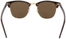 ClubMaster Mock Tort / Arista Ray-Ban 3016 Bifocal Reading Sunglasses View #4