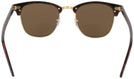 ClubMaster Mock Tort / Arista Ray-Ban 3016L Bifocal Reading Sunglasses View #4