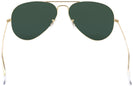 Aviator Arista Crystal Ray-Ban 3025L Progressive No Line Reading Sunglasses with Polarized G15 View #4
