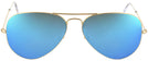 Aviator Arista Crystal Ray-Ban 3025L Progressive No Line Reading Sunglasses - Polarized with Mirror View #2