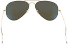 Aviator Arista Crystal Ray-Ban 3025 Aviator Progressive No Line Reading Sunglasses - Polarized with Mirror View #4